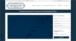 Desktop Screenshot of bostonglassgroup.com