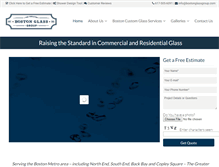 Tablet Screenshot of bostonglassgroup.com